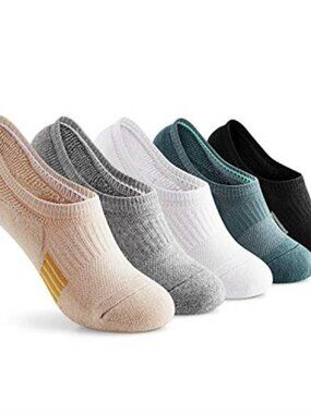 Womens No Show Socks Cushioned Athletic Low Cut Anti Slip Running Gym Socks